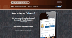 Desktop Screenshot of freegramfollowers.com